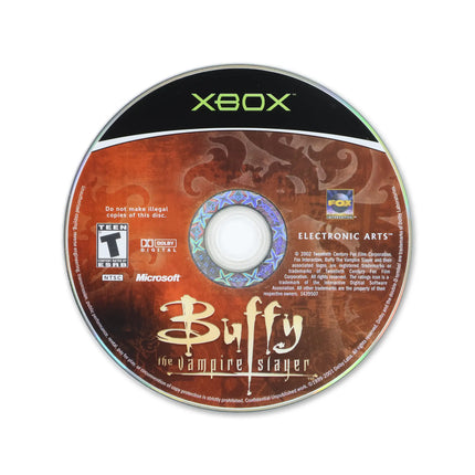 Buffy the Vampire Slayer for Microsoft Xbox - Disc front with label - Game only.