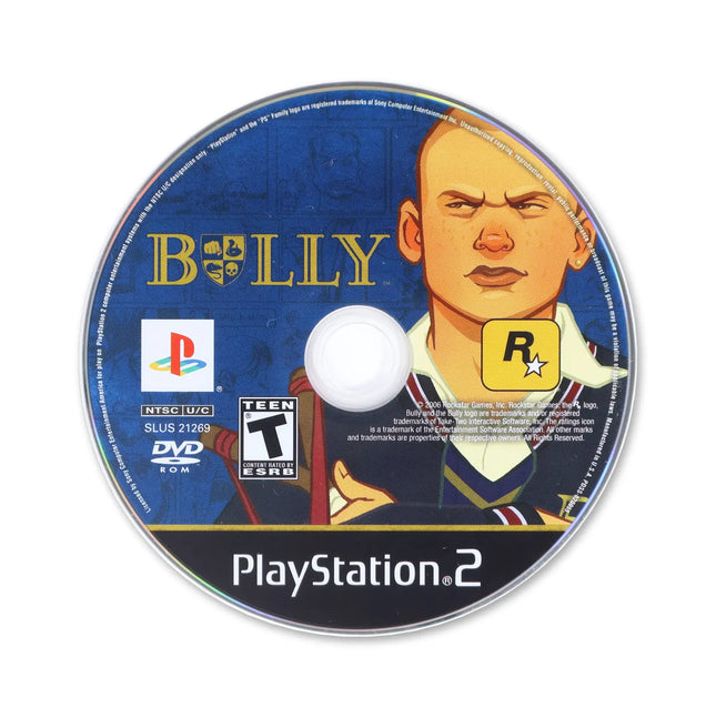 Bully for Sony PlayStation 2 - Disc front with label - Game only.