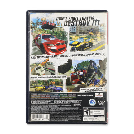 Burnout 3 Takedown [Greatest Hits] for Sony PlayStation 2 - Case back cover - Product gallery.