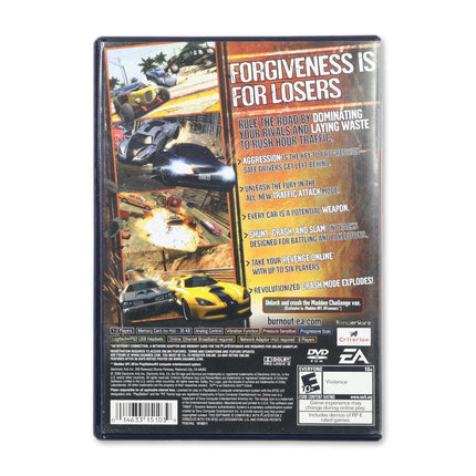 Burnout Revenge for Sony PlayStation 2 - Case back cover - Product gallery.