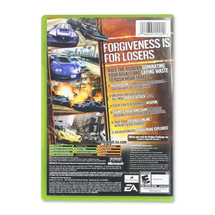 Burnout Revenge for Microsoft Xbox - Case back cover - Product gallery.