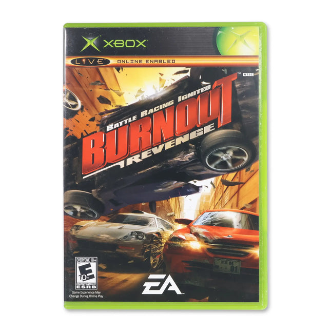 Burnout Revenge for Microsoft Xbox - Case front cover - Complete in box or case and game.
