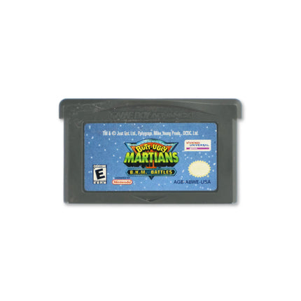 Butt Ugly Martians BKM Battles for Nintendo Game Boy Advance - Cartridge front with label - Game only.