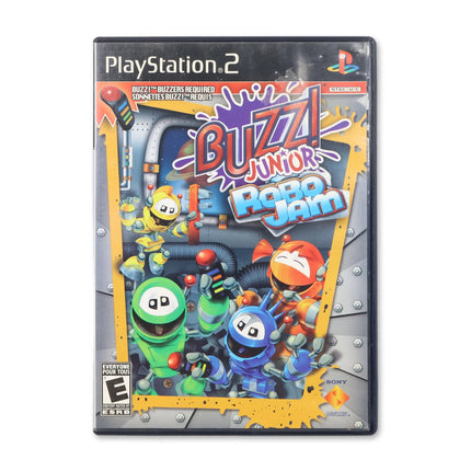 Buzz! Junior: Robo Jam for Sony PlayStation 2 - Case front cover - Complete in box or case and game.