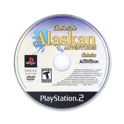 Cabela's Alaskan Adventures for Sony PlayStation 2 - Disc front with label - Game only.
