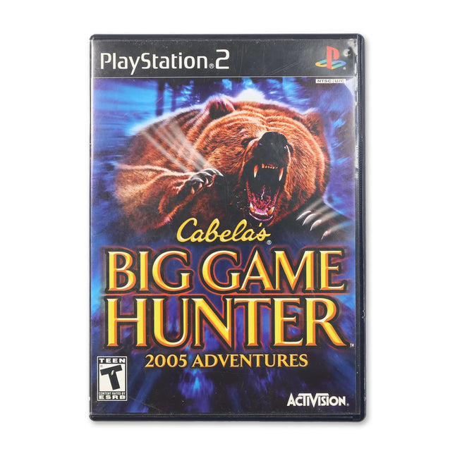 Cabela's Big Game Hunter 2005 Adventures for Sony PlayStation 2 - Case front cover - Complete in box or case and game.