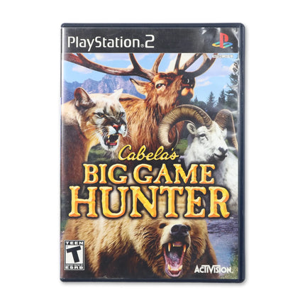Cabela's Big Game Hunter for Sony PlayStation 2 - Case front cover - Complete in box or case and game.