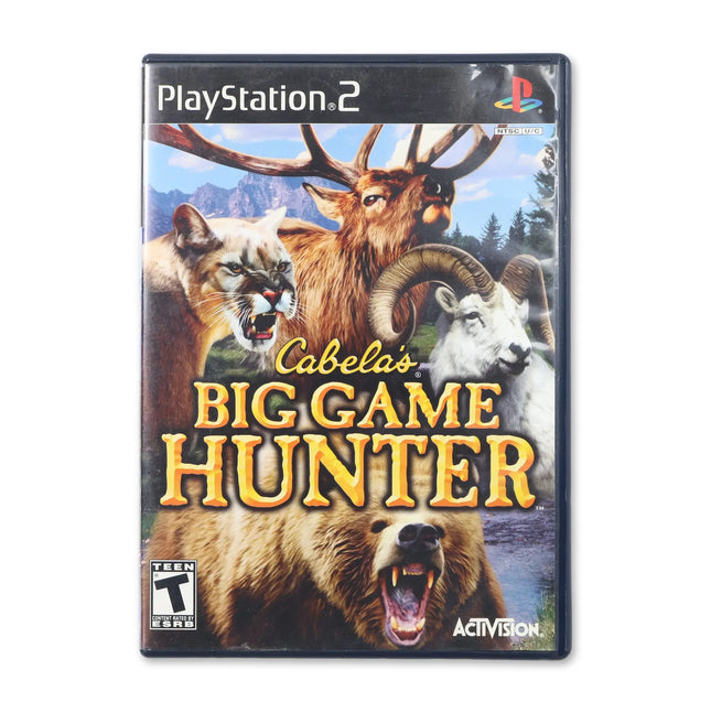 Cabela's Big Game Hunter for Sony PlayStation 2 - Case front cover - Complete in box or case and game.