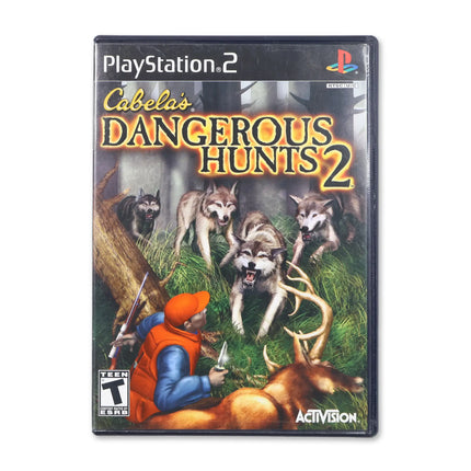 Cabela's Dangerous Hunts 2 for Sony PlayStation 2 - Case front cover - Complete in box or case and game.