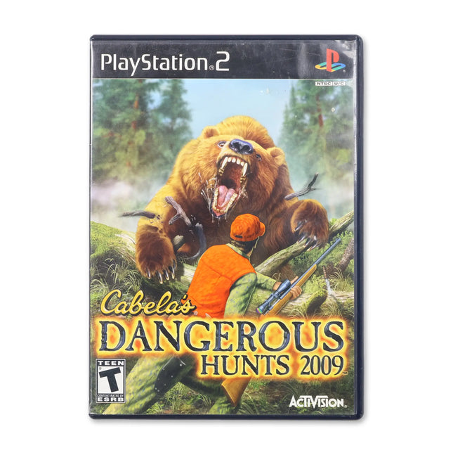 Cabela's Dangerous Hunts 2009 for Sony PlayStation 2 - Case front cover - Complete in box or case and game.