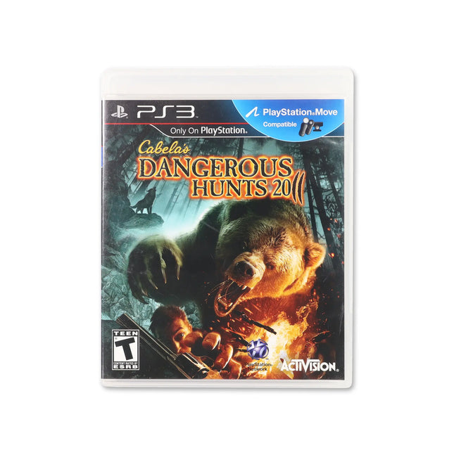 Cabela's Dangerous Hunts 2011 for PlayStation 3 - Box front - Complete in box or box and game.