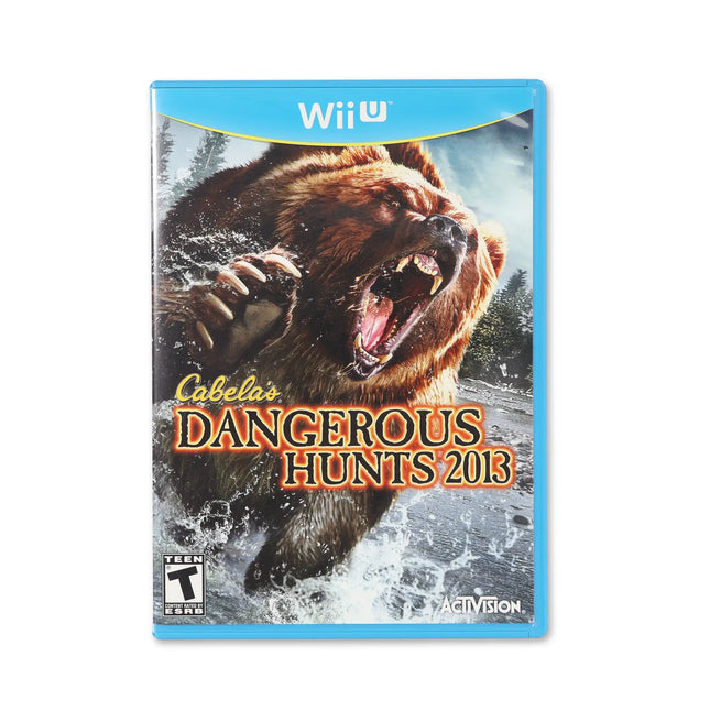 Cabela's Dangerous Hunts 2013 for Wii U - Box front - Complete in box or box and game.