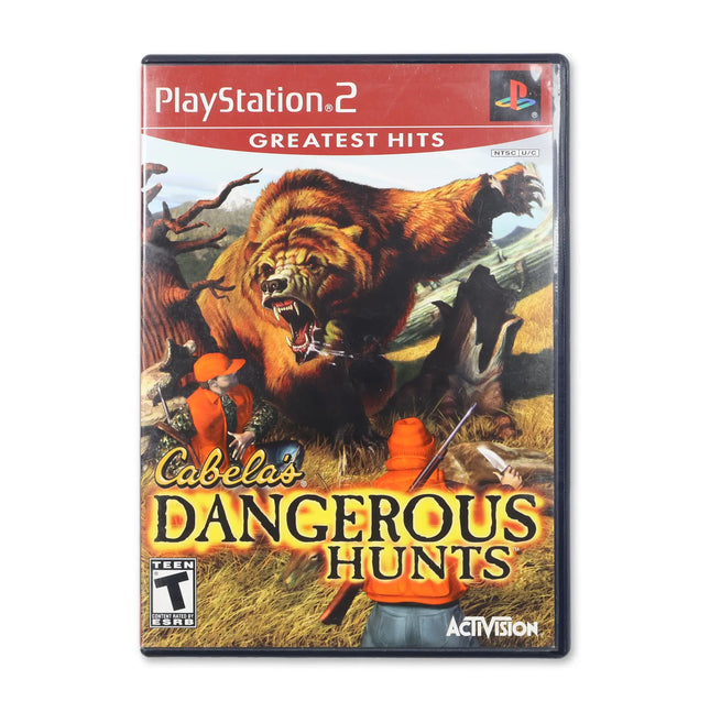 Cabela's Dangerous Hunts [Greatest Hits] for Sony PlayStation 2 - Case front cover - Complete in box or case and game.