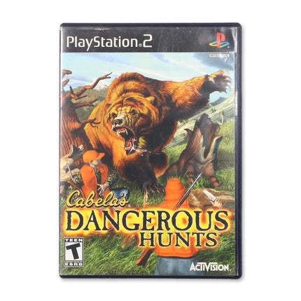 Cabela's Dangerous Hunts for Sony PlayStation 2 - Case front cover - Complete in box or case and game.