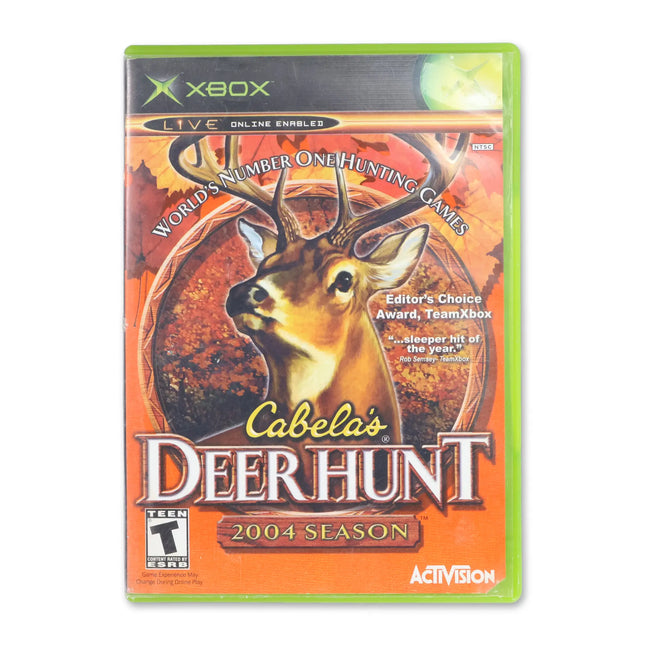 Cabela's Deer Hunt 2004 for Microsoft Xbox - Case front cover - Complete in box or case and game.