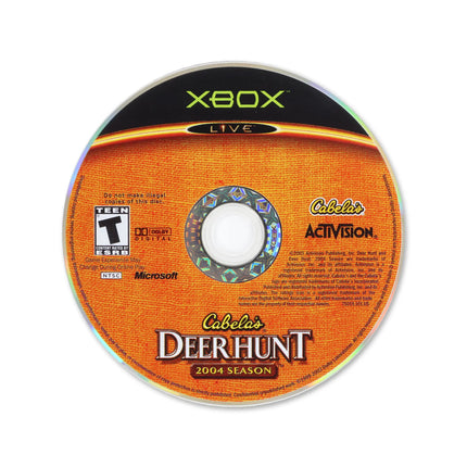 Cabela's Deer Hunt 2004 for Microsoft Xbox - Disc front with label - Game only.
