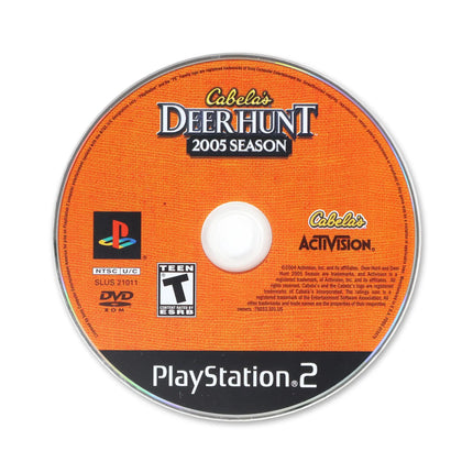 Cabela's Deer Hunt 2005 for Sony PlayStation 2 - Disc front with label - Game only.