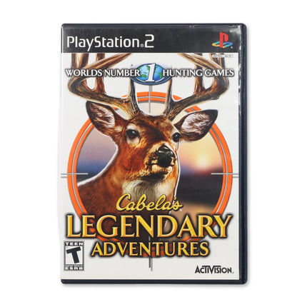 Cabela's Legendary Adventures for Sony PlayStation 2 - Case front cover - Complete in box or case and game.