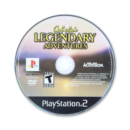 Cabela's Legendary Adventures for Sony PlayStation 2 - Disc front with label - Game only.