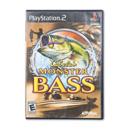 Cabela's Monster Bass for Sony PlayStation 2 - Case front cover - Complete in box or case and game.