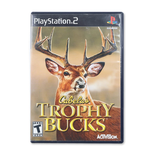 Cabela's Trophy Bucks for Sony PlayStation 2 - Case front cover - Complete in box or case and game.