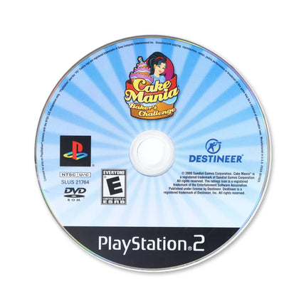 Cake Mania Baker's Challenge for Sony PlayStation 2 - Disc front with label - Game only.