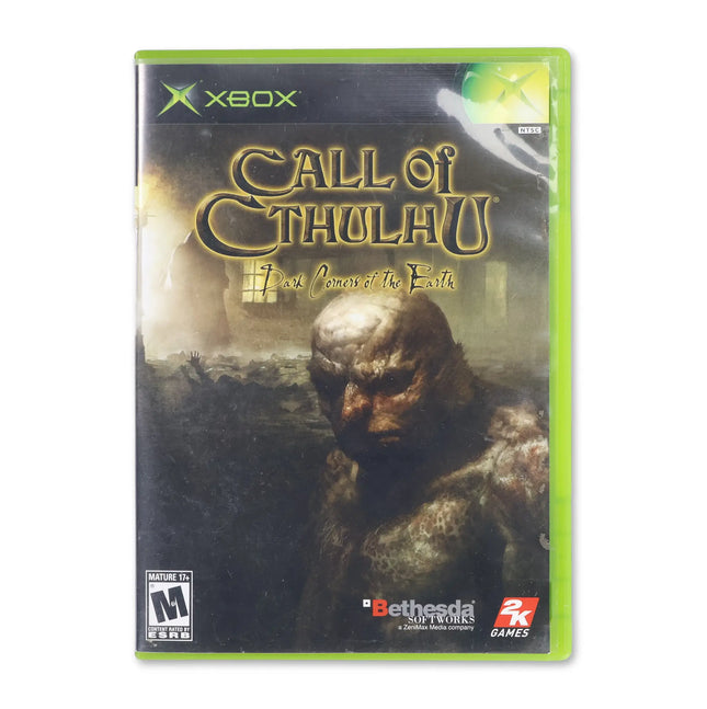 Call of Cthulhu Dark Corners of the Earth for Microsoft Xbox - Case front cover - Complete in box or case and game.