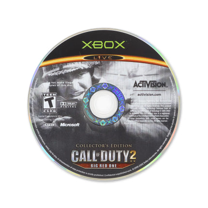 Call of Duty 2 Big Red One [Collector's Edition] for Microsoft Xbox - Disc front with label - Game only.