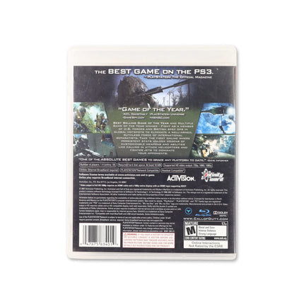 Call of Duty 4 Modern Warfare [Game of the Year] for PlayStation 3 - Box back - Product gallery.