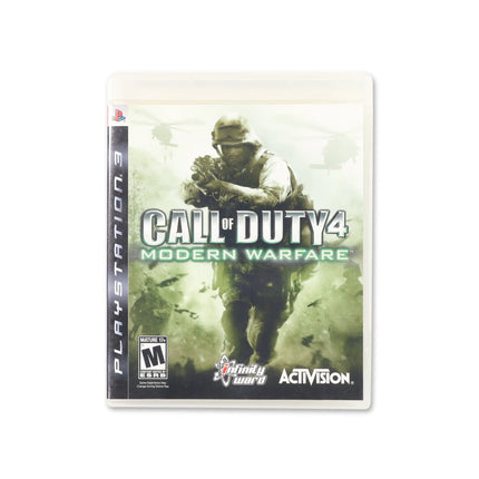 Call of Duty 4 Modern Warfare for PlayStation 3 - Box front - Complete in box or box and game.