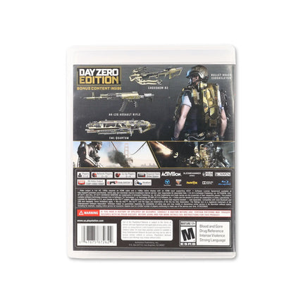 Call of Duty Advanced Warfare [Day Zero] for PlayStation 3 - Box back - Product gallery.