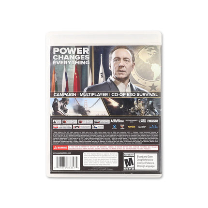 Call of Duty Advanced Warfare for PlayStation 3 - Box back - Product gallery.
