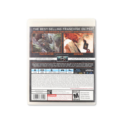 Call of Duty Black Ops III for PlayStation 3 - Box back - Product gallery.