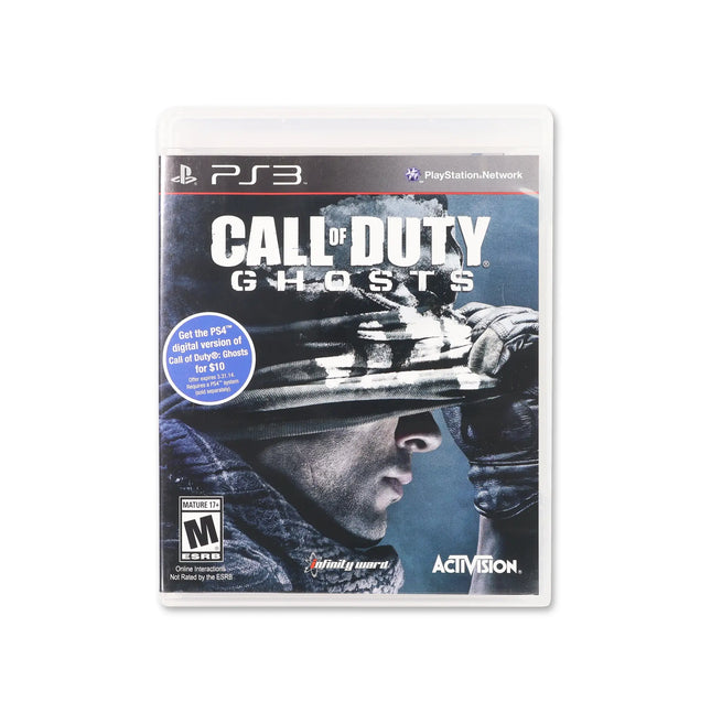 Call of Duty Ghosts for PlayStation 3 - Box front - Complete in box or box and game.