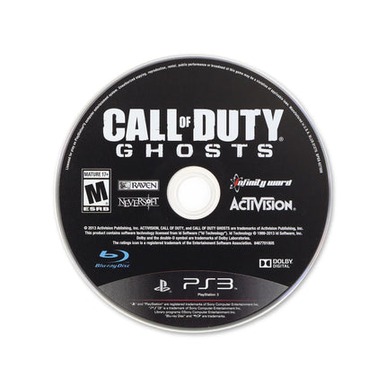 Call of Duty Ghosts for PlayStation 3 - Cartridge front with label - Game only.