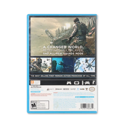 Call of Duty Ghosts for Wii U - Box back - Product gallery.