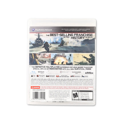 Call of Duty Modern Warfare 3 for PlayStation 3 - Box back - Product gallery.