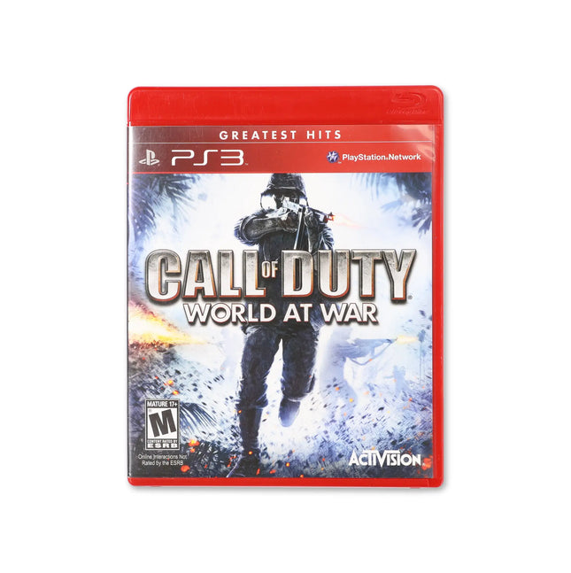 Call of Duty World at War [Greatest Hits] for PlayStation 3 - Box front - Complete in box or box and game.
