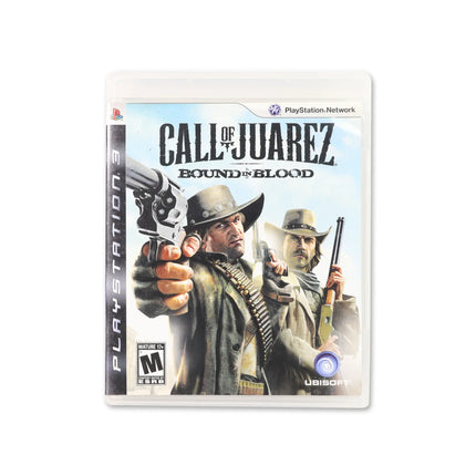 Call of Juarez: Bound in Blood for PlayStation 3 - Box front - Complete in box or box and game.