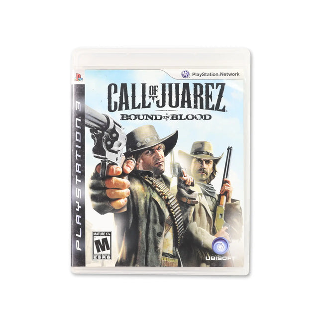 Call of Juarez: Bound in Blood for PlayStation 3 - Box front - Complete in box or box and game.