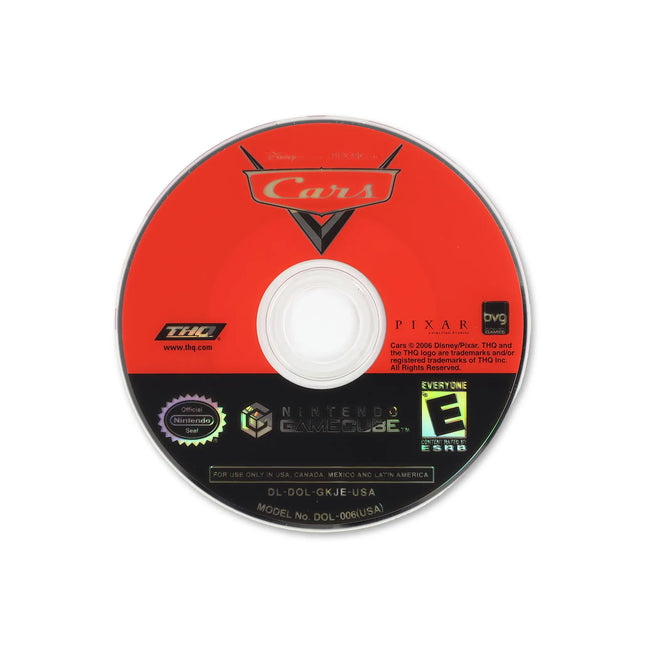 Cars for Nintendo GameCube - Disc front with label - Game only.