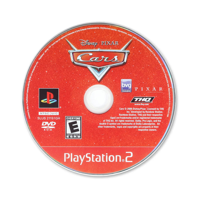 Cars [Greatest Hits] for Sony PlayStation 2 - Disc front with label - Game only.