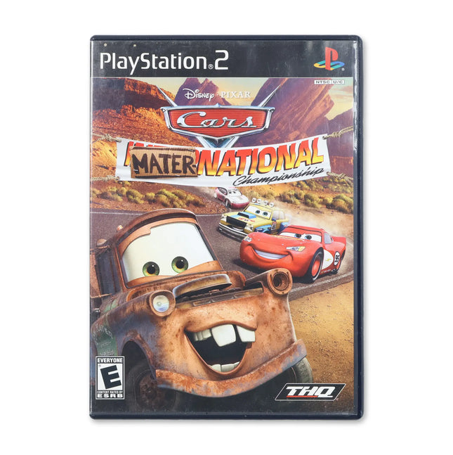 Cars Mater-National Championship for Sony PlayStation 2 - Case front cover - Complete in box or case and game.