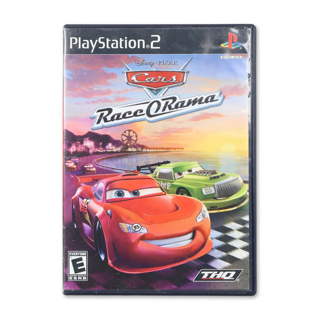 Cars Race-O-Rama for Sony PlayStation 2 - Case front cover - Complete in box or case and game.