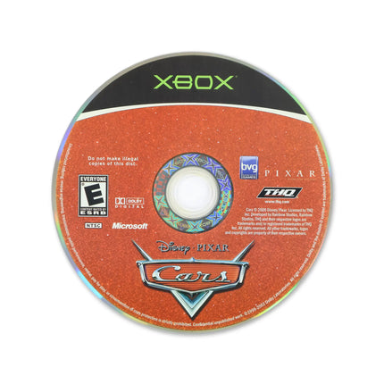 Cars for Microsoft Xbox - Disc front with label - Game only.