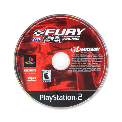Cart Fury for Sony PlayStation 2 - Disc front with label - Game only.