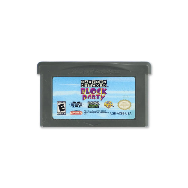 Cartoon Network Block Party for Nintendo Game Boy Advance - Cartridge front with label - Game only.