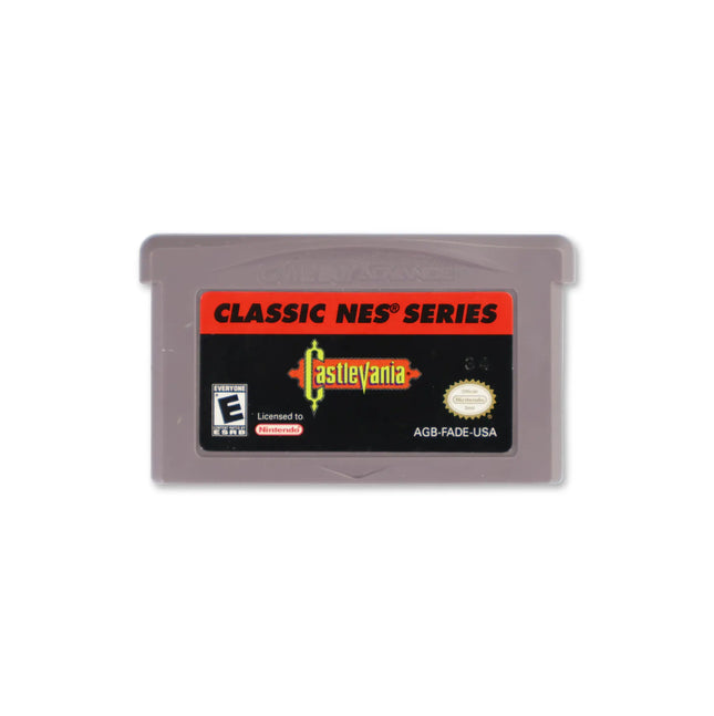 Castlevania [Classic NES Series] for Nintendo Game Boy Advance - Cartridge front with label - Game only.