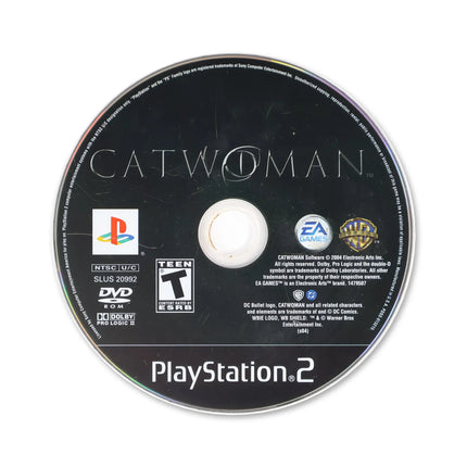 Catwoman for Sony PlayStation 2 - Disc front with label - Game only.