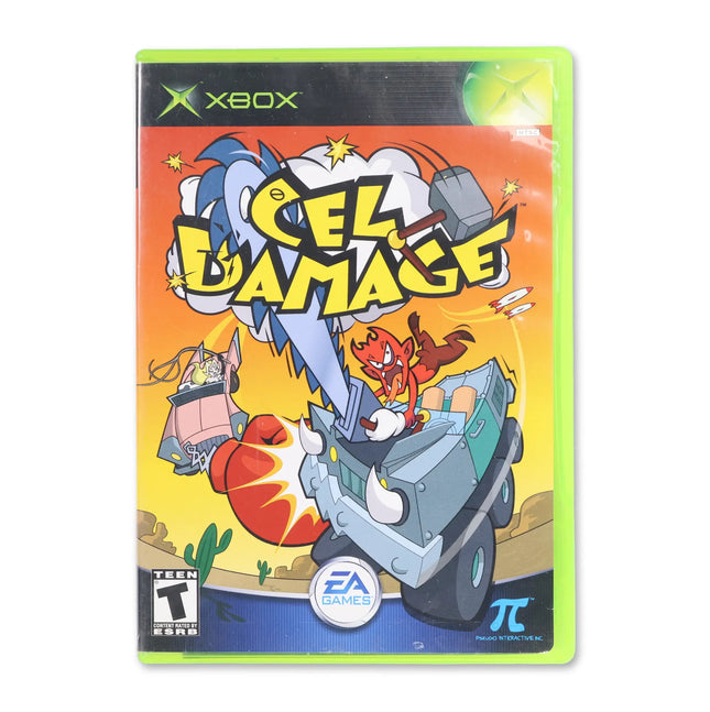 Cel Damage for Microsoft Xbox - Case front cover - Complete in box or case and game.